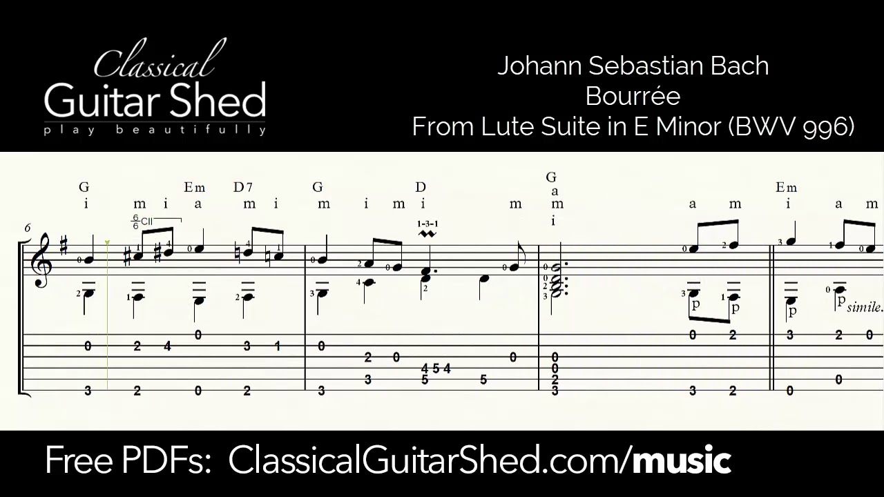 Bach prelude 998 guitar pdf